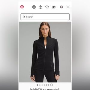 Black Lululemon Define Jacket